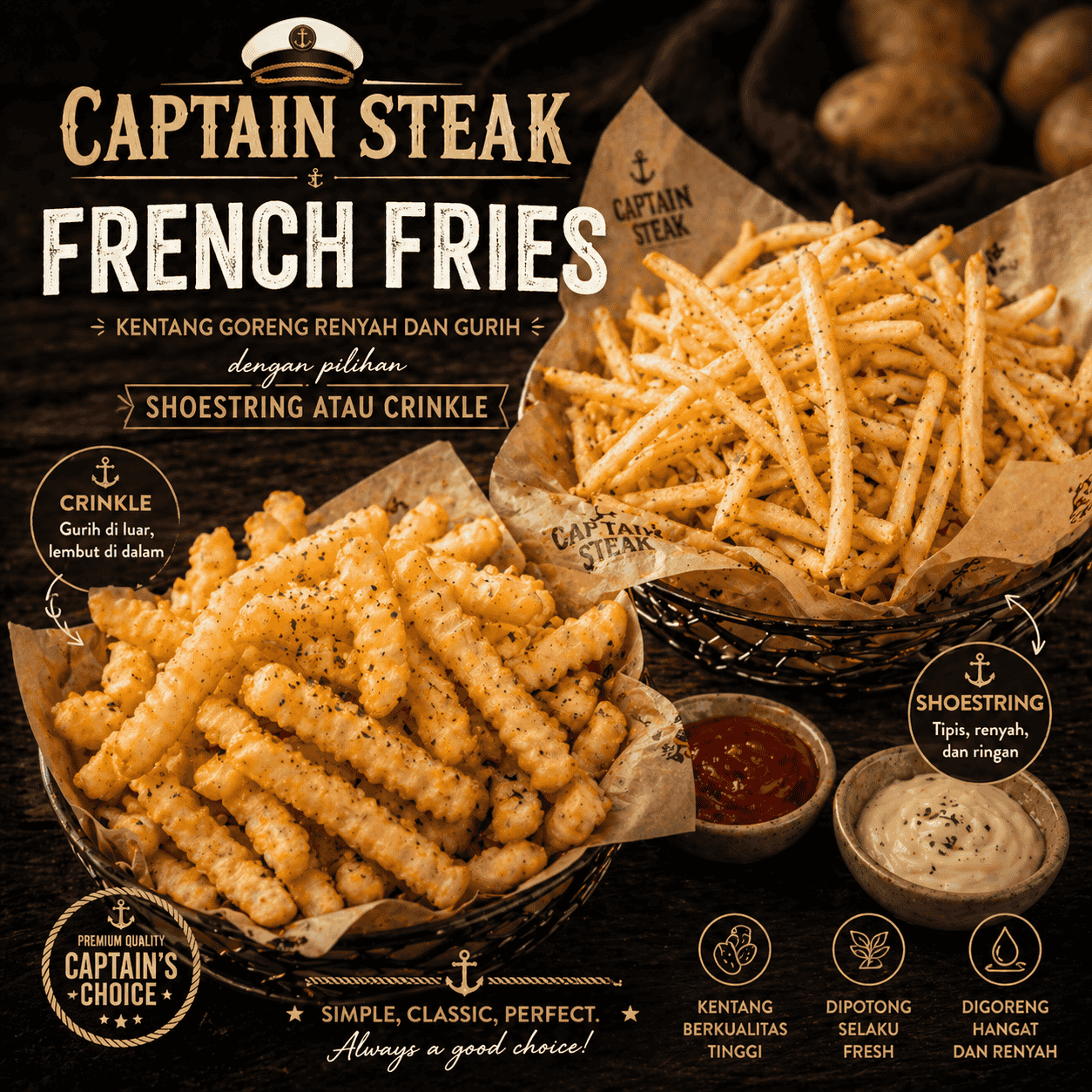 French Fries Kopi-Q